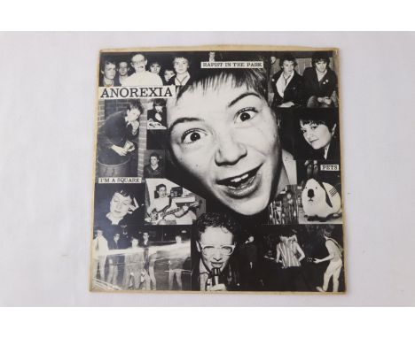 PUNK - ANOREXIA - RAPIST IN THE PARK (1980, UK 1ST PRESSING, SLIM RECORDS), VINYL is EX+++ / NEAR MINT (LOOKS UNPLAYED), ORIG
