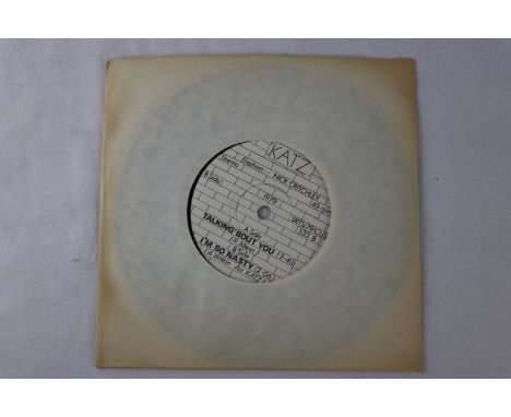 PUNK / POWER POP - THE KATZ - TALKING ?BOUT YOU / I?M SO NASTY,  THIS IS THE RARE ORIGINAL UK 1ST PRESSING 1979 COPY of this 