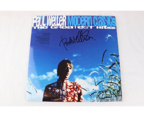 MOD REVIVAL - PAUL WELLER - "MODERN CLASSIC", SIGNED UK 1ST PRESS 1998 DOUBLE ALBUM. Original UK 1st PRESSING double album GO