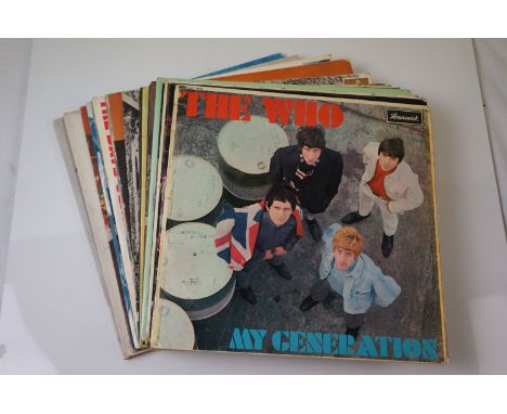 Vinyl - Rock &amp; Pop collection of 19 LP's to include Jimi Hendrix, The Who (My Generation LAT 8616), Small Faces (LK 4790)