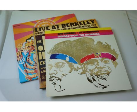 Vinyl - Jimi Hendrix 3 LP's to include Live At Berkeley (Experience Hendrix) 2 LP set from 2003, Friends From The Beginning (