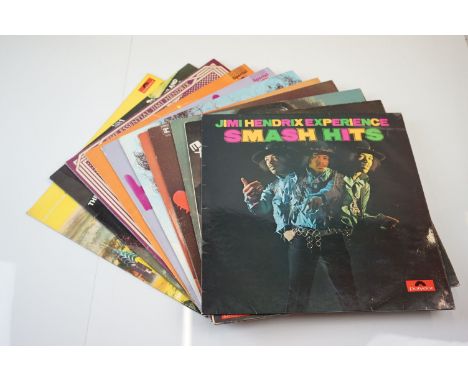 Vinyl - Jimi Hendrix collection of 11 LP's to include Are You Experienced / Axis Bold As Love 2 LP set (2683 031), Smash Hits