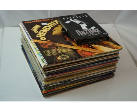 Vinyl - Rock &amp; Metal collection of over 30 LP's to include Jimi Hendrix, Thin Lizzy, Rainbow, ZZ Top, Humble Pie and othe