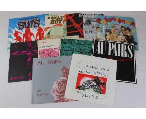 POST PUNK - 11 FEMALE POST PUNK GROUPS UK, 1ST PRESSING SINGLES:  1. THE SLITS - ANIMAL SPACE (1980, UK 1ST PRESSING, HUMAN R