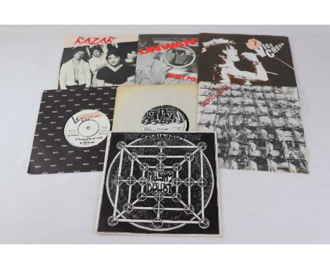 PUNK - 7 UK 1ST PRESSINGS, 1978 SINGLES, including PROMOS !!!. 1. THE UNWANTED - SECRET POLICE (1978, UK 1ST PRESSING GREEN L
