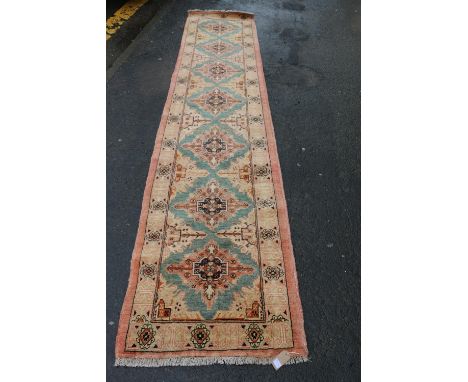 Ziegler runner, 386cm x 87cm. 