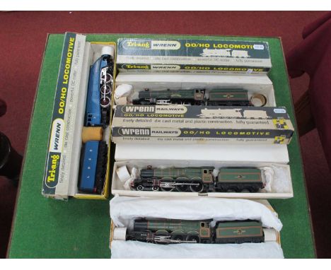 Four Wrenn 'OO' Gauge/4mm Boxed Steam Tender Locomotives, comprising three Castle Class "Cardiff Castle" BR green R/No 4075, 
