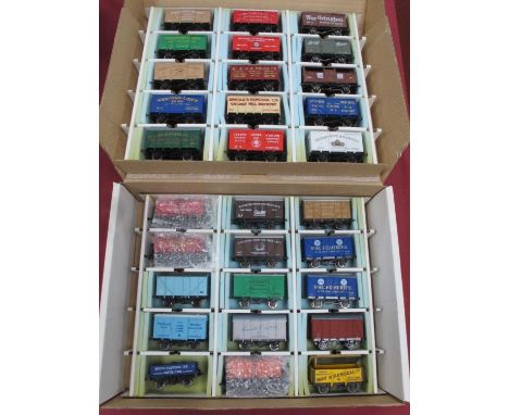 Thirty OO Gauge/4mm Unboxed Items of Mainly Private Owner Four Wheel Rolling Stock, by Dapol, Bachmann and others, consisting