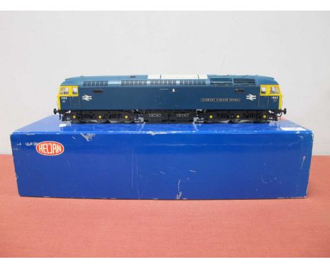 A Heljan Ref No 4883 'O' Gauge/7mm Class 47 Co-Co Diesel Locomotive, BR blue "Isambard Kingdom Brunel" R/No 1662, very good u