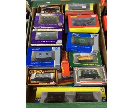 Approximately Thirty OO Scale Wagons, by Dapol, Hornby and others, all boxed.