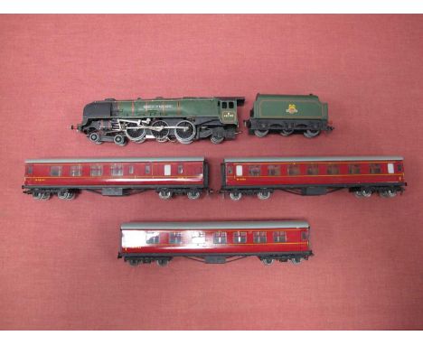 Hornby Dublo 'OO' Gauge/4mm 3 Rail Unboxed "Duchess of Montrose" 4-6-2 Steam Tender Locomotives, BR green R/No 46232; plus th