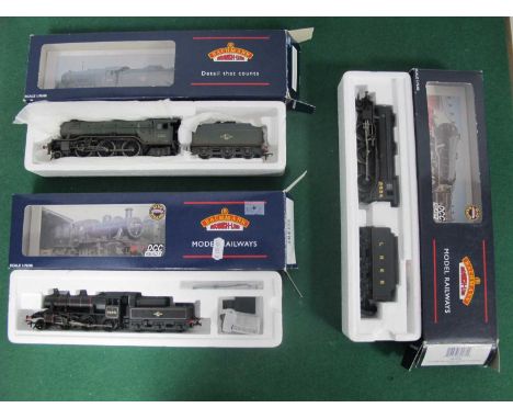 Three Bachmann 'OO' Gauge/4mm Boxed Steam Tender Locomotives, comprising Ref No 31.561 Class V2 2-6-2 BR green R/No 60821, we