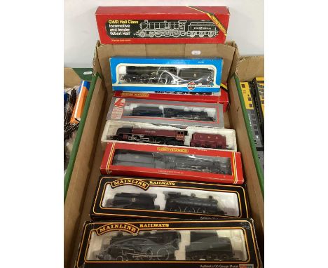 Eight OO Scale British Outline Locomotives, by Hornby and Others, including Albert Hall, all boxed and untested.