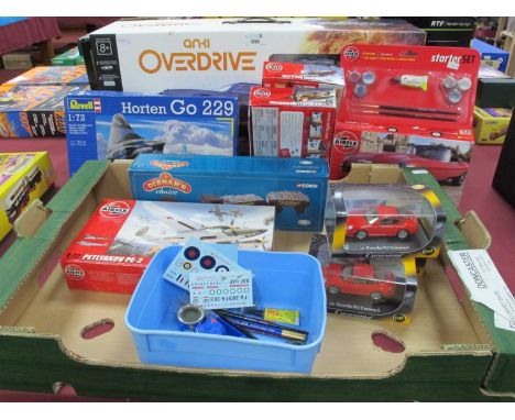 A Quantity of Diecast Model Vehicles and Plastic Model Kits. To include Corgi #CC20001 Dibnah's Choice Sentinel Dropside Wagg