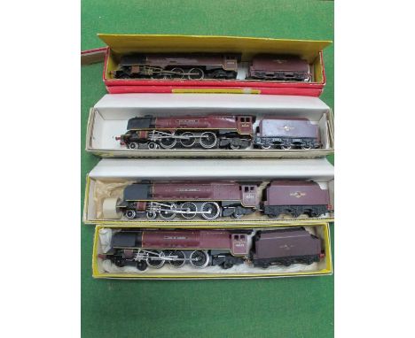 Four 'OO' Gauge/4mm Duchess Class 4-6-2 "City of London" Steam Tender Locomotives, L.M.S maroon R/No 46245, comprising a Horn