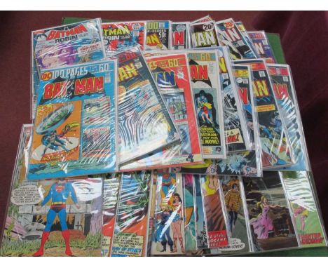 Approximately One Hundred Bronze and Silver Age Comic Books by DC, to include Action Comics #300, Adventure Comics #429, Batm