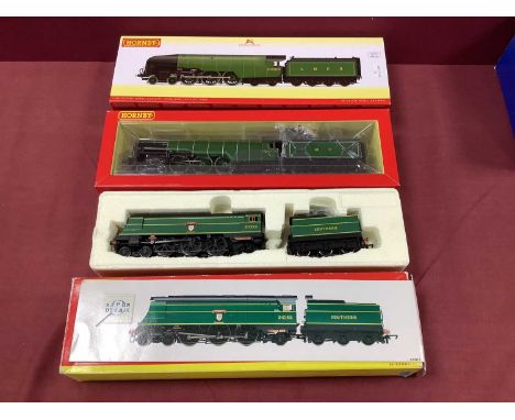 Two Hornby (China) 'OO' Gauge/4mm Boxed Steam Tender Locomotives, comprising Ref No R2219 4-6-2 West Country Class "Blackmoor
