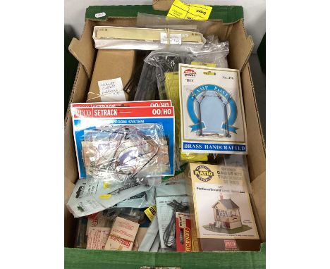 A Quantity of OO / HO Model Railway Locomotive Kit Parts and Lighting Kits, other accessories.
