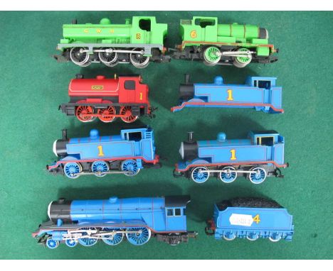 A Hornby OO Gauge/4mm "Thomas" 4-6-2 Steam Engine with six wheel tender, blue livery "Gordon" R/No.4. Plus two No. 1 0-6-0 Ta