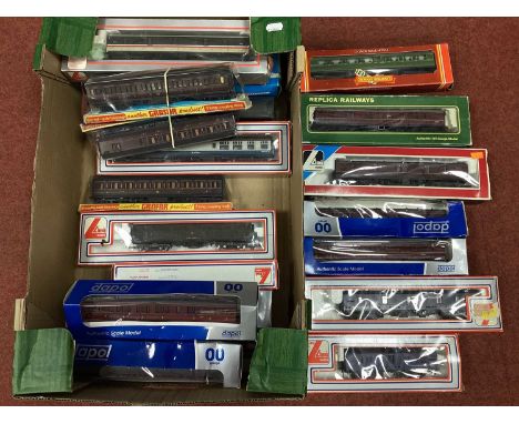 Approximately Twenty OO Scale British Outline Coaches, by Dapol, Hornby and others, all boxed.