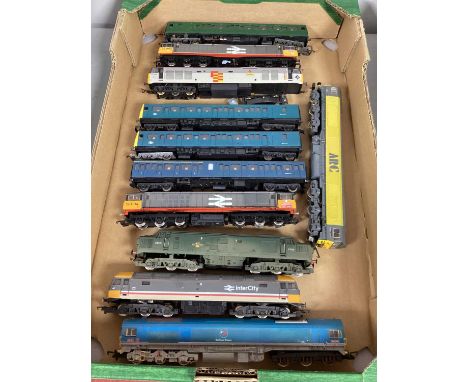 Nine OO Scale British Outline Diesel Locomotives, by Lima, Hornby, all spares/repairs, untested.