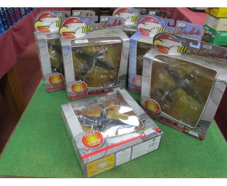 Six Corgi 1:72nd/1:144 Scale 'The Aviation Archive' Warbirds Series Diecast Model Military Aircraft to include #WB99629 Messe