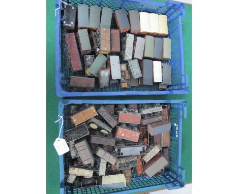 Approximately Seventy 'OO' Gauge/4mm Items of Four Wheel Rolling Stock, kit built (mainly Ratio), Mainline, Bachmann and othe