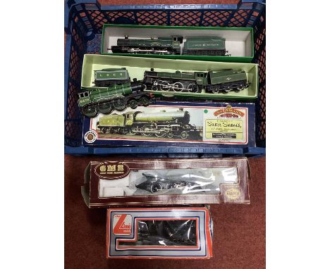 Six OO Scale Steam Outline British Locomotives, by Airfix and others, all spares / repairs, untested.