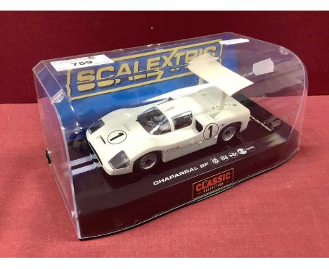 Scalextric 1:32 Scale #C2811 CHAPARRAL 2F No1 Slot Car, Cased.