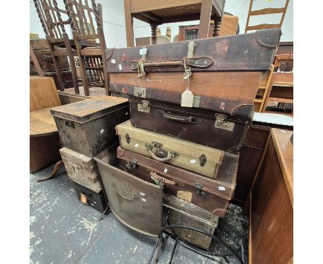 A quantity of various luggage, etc.