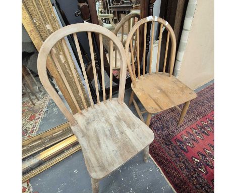 An Ercol chair and one other. 