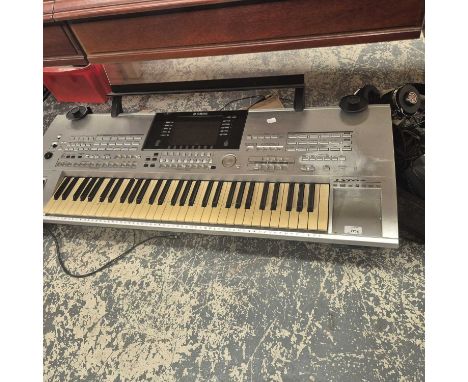A Yamaha electronic piano. 