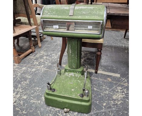Large vintage shop scales by Redline.