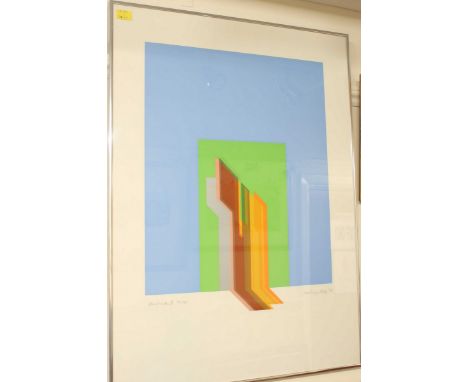 Michael Hale (Born 1934-), "Andante 9," limited edition silk-screen print, signed, titled, dated "87" and numbered in pencil 