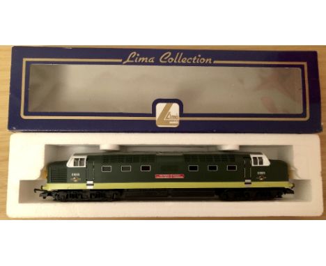 Lima OO gauge Class 55 Deltic The Prince of Wales BR two tone green diesel locomotive mint and boxed