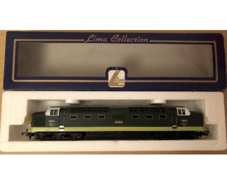 Lima OO gauge Class 55 Deltic Nimbus BR two tone green diesel locomotive mint and boxed