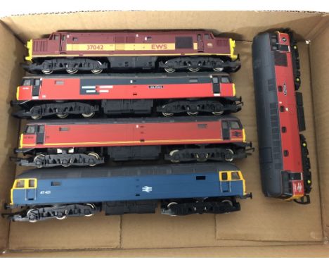 Hornby and Lima OO gauge BR diesel locomotives all unboxed