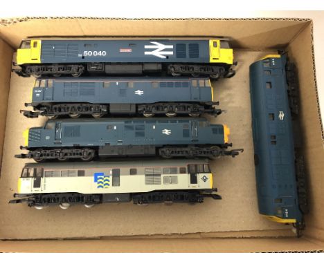 Hornby and Lima OO gauge  BR diesel locomotives all unboxed