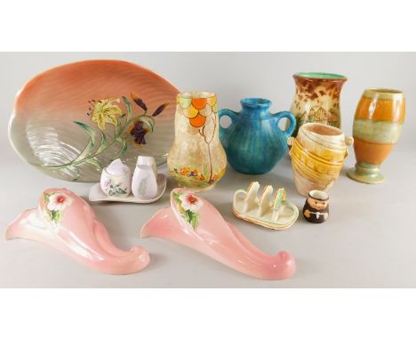 A collection of 1920's and later ceramics, to include Carltonware, Falconware etc.