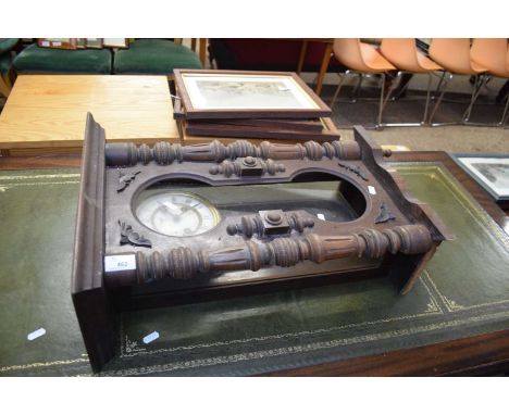 LATE 19TH CENTURY VIENNA WALL CLOCK (FOR RESTORATION), APPROX 70CM HIGH