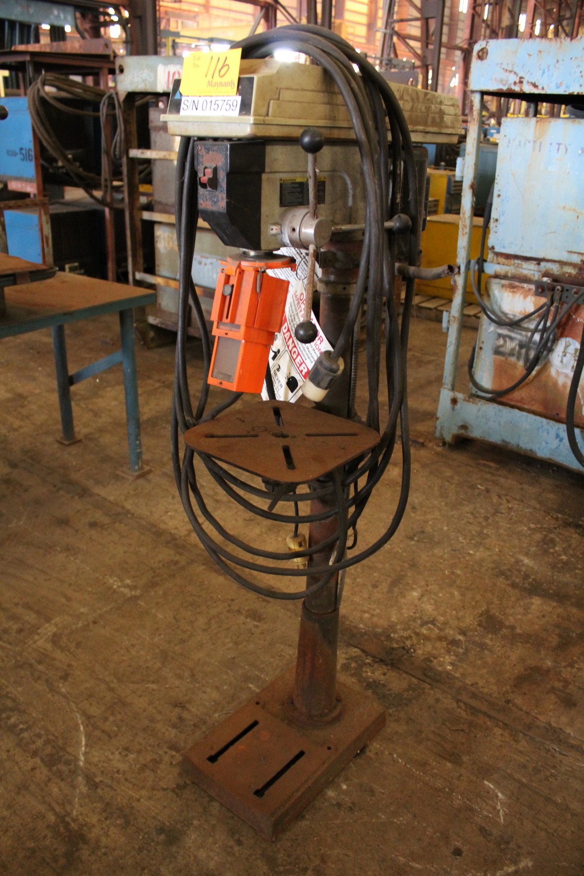 Delta DP400 Drill Press Pedestal S/N 015759W3012 [Loc Factory ]