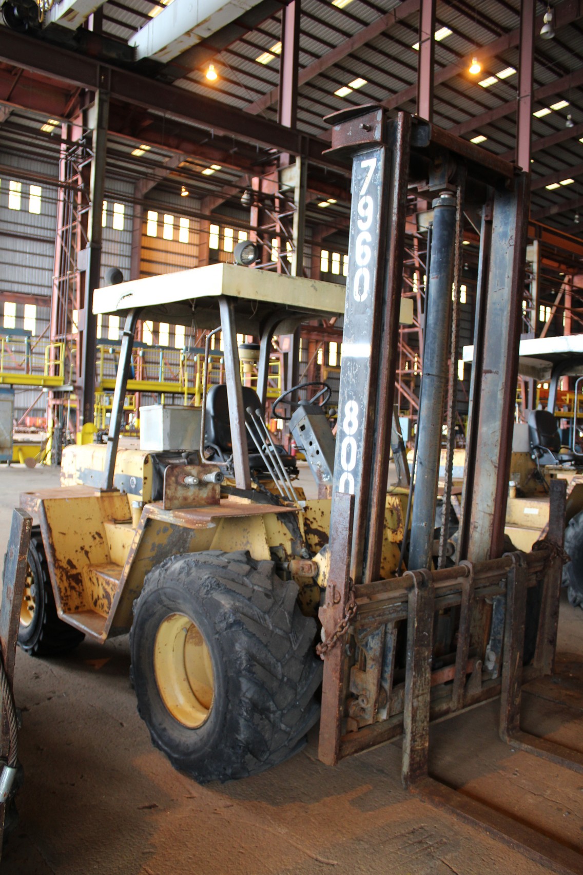 Eagle Picher R80 8,000Lb Capacity Diesel Forklift 2Stage Mast, 12