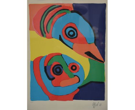Appel K., untitled, dated 1971, lithograph, 63/125, 56 x 76 cm (minor damage)