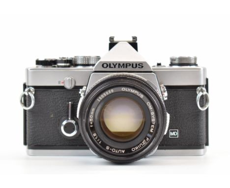 Olympus OM-1N 35mm SLR camera with Zuiko 1:1.8 f=50mm lens