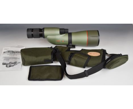Kowa Prominar TSN-774 25-60x spotting scope, with instruction manual and carry case