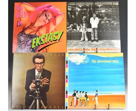 Collection of seven Punk Rock / Post Punk / New Wave LPs including Boomtown Rats A Tonic for the Troops, Elvis Costello This 