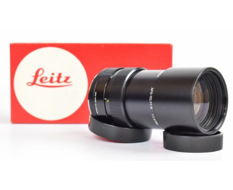 Leitz APO Telyt-R R mount 1:3.4/180mm lens, serial number 3072961, circa 1980, with front and rear covers, in original box wi