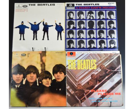 Seventeen LPs of including The Beatles Please Please Me, Beatles For Sale, Help!, A Hard Day's Night, Sgt Pepper's and With T