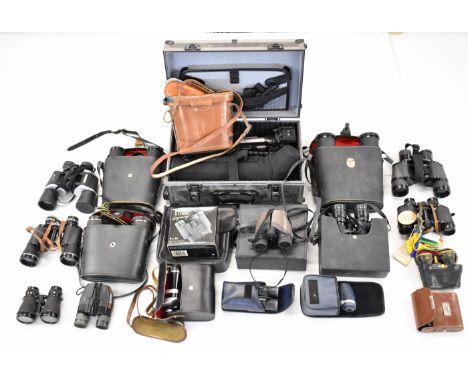 Binoculars to include Minolta 9x24, Bausch &amp; Lomb 8x24, ,Fournier Telepax 8x, Commodore 8x40, Nikon 8x21, Zenith 10x50, P