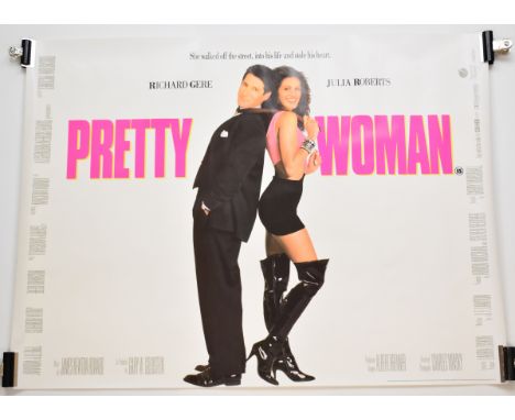 Pretty Woman (1990) Richard Gere and Julia Roberts British quad film poster, 76 x 101cm, rolled